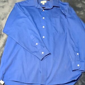 Van Heusen Royal Blue Casual Button Down Shirt